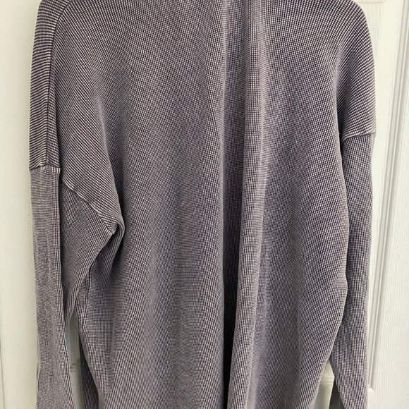 Forever 21 Button Down Waffle Knit - Purple - NWT Size Small - Picture 4 of 4